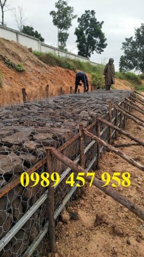 Chuyên Rọ đá mạ kẽm 2 khối, Sản xuất Rọ đá bọc nhựa có sẵn