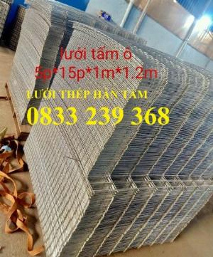 Sản xuất lưới thép đổ sàn bê tông phi 3, Lưới chống thấm phi 4