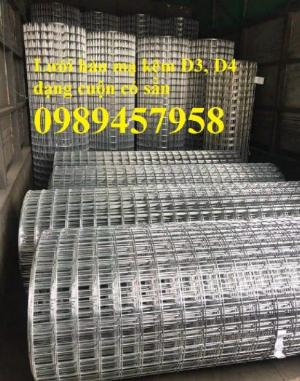 Sản xuất lưới thép đổ sàn bê tông phi 3, Lưới chống thấm phi 4