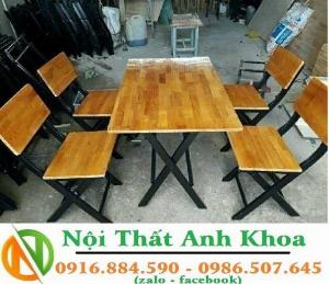 Bàn ghế ca fe giá rẻ tại xưởng sản xuất anh khoa 8999