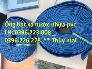 Đại lý ống bạt xả nước các loại , ống bạt pvc màu xanh giá tốt phi 120, phi 150, phi 200