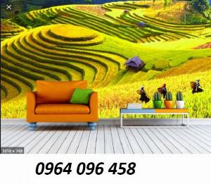Tranh gạch 3d ruộng bậc thang 654SB