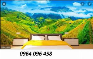 Tranh gạch 3d ruộng bậc thang 654SB