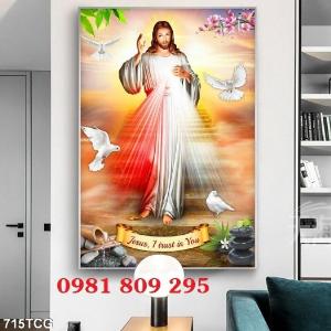 Tranh gạch men công giáo - tranh chúa JESUS HDG7