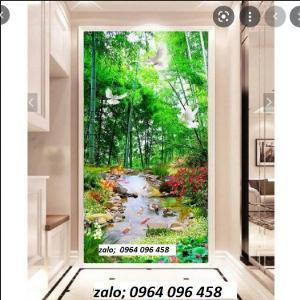 Tranh 3d thác nước gạch tranh 3d thác nước - 4333AC