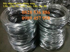 Dây mạ kẽm nhúng nóng 3ly, Dây nhúng nóng 4mm, Dây thép nhúng 5mm