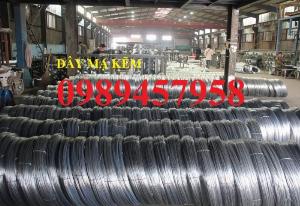 Dây mạ kẽm nhúng nóng 3ly, Dây nhúng nóng 4mm, Dây thép nhúng 5mm