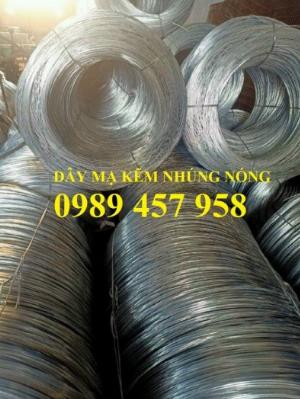 Dây mạ kẽm nhúng nóng 3ly, Dây nhúng nóng 4mm, Dây thép nhúng 5mm