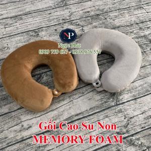 Gối kê cổ cao su non MEMORY FOAM - Gối choàng cổ .Gối vòng cổ. Gối có in thêu logo theo yêu cầu của công ty.