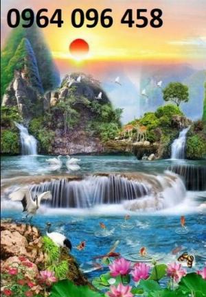 Tranh gạch 3d ốp tường cầu thang -86N