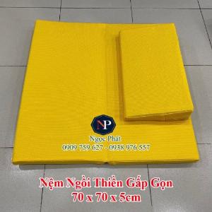 Nệm Ngồi Thiền MANDALA Yoga 70x70x5cm Phật Giáo Sang Trọng - Tọa Cụ Và Bồ Đoàn