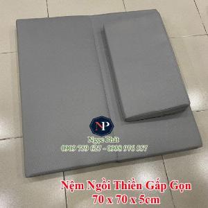 Nệm Ngồi Thiền MANDALA Yoga 70x70x5cm Phật Giáo Sang Trọng - Tọa Cụ Và Bồ Đoàn