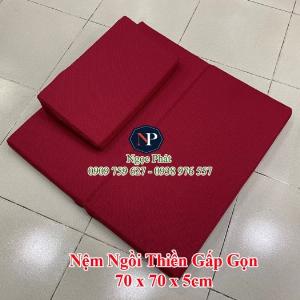 Nệm Ngồi Thiền MANDALA Yoga 70x70x5cm Phật Giáo Sang Trọng - Tọa Cụ Và Bồ Đoàn