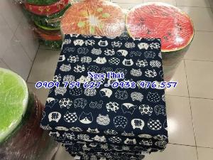 Nệm Ngồi Bệt Trà Sữa, Nệm Lót Cafe, Ghế Gỗ Ngọc Phát