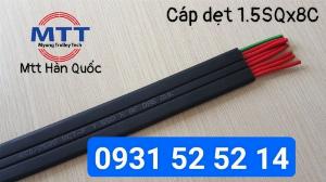 Dây điện dẹt cầu trục 1.5SQx8C