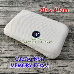 Gối Ngủ Cao Su Non Memory Foam Êm Ái, Thoải Mái