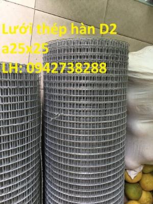 Lưới thép hàn mạ kẽm D2,D3,D4 dạng cuộn