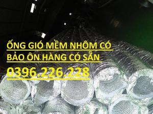 Ống gió nhôm bảo ôn hàn quốc dài 10m D200, D250, D300, D350, D400 giá tốt.