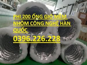 Ống gió nhôm bảo ôn hàn quốc dài 10m D200, D250, D300, D350, D400 giá tốt.