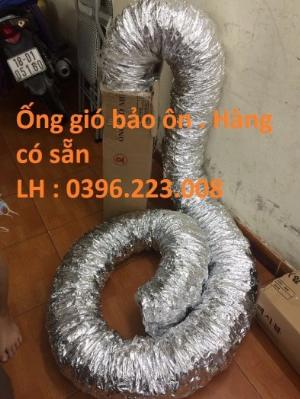 Ống gió nhôm bảo ôn hàn quốc dài 10m D200, D250, D300, D350, D400 giá tốt.