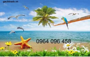 Tranh gạch 3d phong cảnh biển - HDS21
