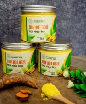 Tinh bột nghệ núi Bh Nong nguyên chất an toàn không hóa chất