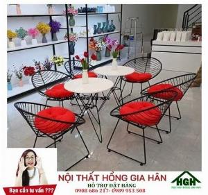 Bàn ghế cafe sân vườn HGH0