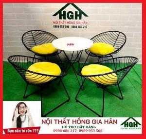 Bàn ghế cafe sân vườn HGH0