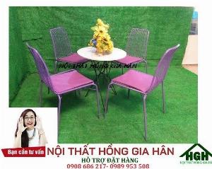 Bộ bàn ghế ngoài trời giá rẻ hgh 2
