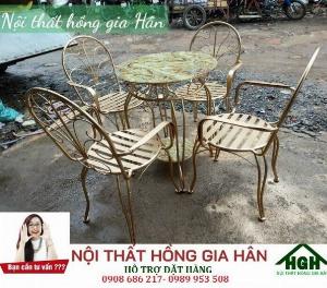 Bàn ghế cafe sân vườn giá rẻ hgh5