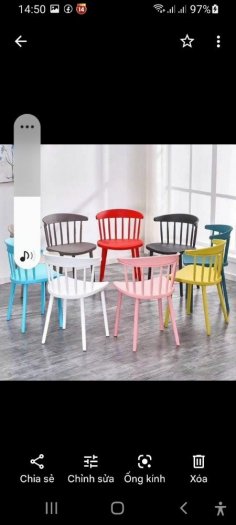 Cần thanh lý gấp 50 Bộ ghế nhựa giả mây