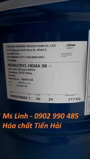 Bán 2-HEMA  (2-HYDROXYETHYL METHACRYLATE) - Rohm Trung Quốc, 200kg/phuy
