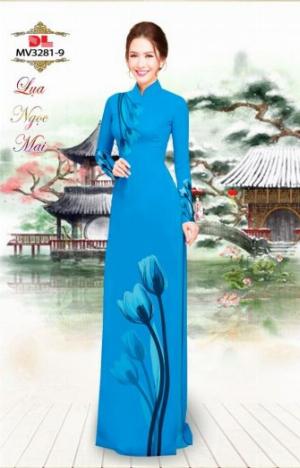 Vải áo dài lụa ngọc mai cao cấp MV 3281