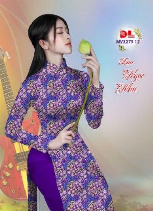 Vải áo dài lụa ngọc mai cao cấp MV 3273