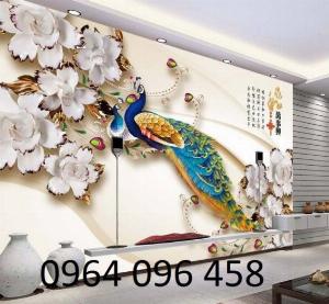 Tranh hoa ngọc 3d tranh gạch 3d hoa ngọc - 509XP