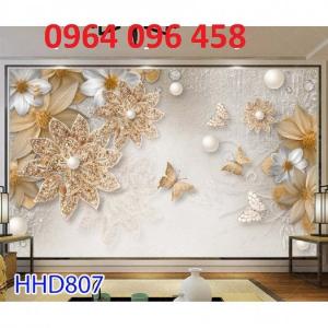 Tranh gạch 3d dán tường phòng khách đẹp - JFS3