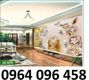 Mẫu gạch tranh 3d trang trí phòng khách phòng ngủ đẹp sang trọng - 533SL