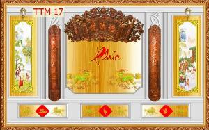 Tranh đẹp 3d - phòng thờ đẹp