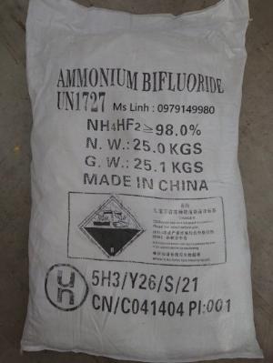 Ammonium Bifluoride Trung Quốc, Nh4HF2 , chất xử lí bề mặt kim loại, chất bảo quản gỗ...Ms Linh : 0979.149.980