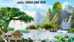 Tranh phong cảnh thiên nhiên 3d gạch tranh 3d - CXZ32