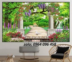 Tranh phong cảnh thiên nhiên 3d gạch tranh 3d - CXZ32