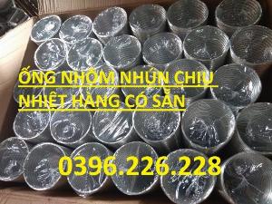 Đại lý cung cấp ống nhôm nhún chịu nhiệt phi 200, phi 250, phi 300 dùng hút khói nhà bếp.