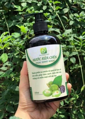 Nước Rửa Chén – Rửa Tay Bồ Hòn The Moshav Farm, sản phẩm hữu cơ, an toàn cho da tay