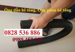 Phân phối ống cao su đẩy bê tông phi 40, Ống cao su đùn bê tông