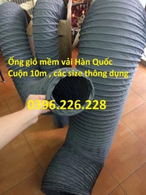 Bán ống gió vải Simili phi 40, phi50, phi 60, phi 75, phi 115 co giãn chịu nhiệt giá tốt .