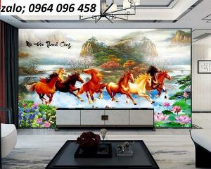Tranh gạch mã đáo thành công 3d tranh gạch 3d - HBVV5