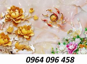 Tranh gạch 3d phong thủy phòng khách - 7888CM
