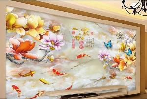 Tranh gạch 3d phong thủy phòng khách - 7888CM