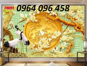 Tranh gạch 3d trang trí phòng khách - 6555X