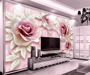 Tranh gạch 3d trang trí phòng khách - 6555X